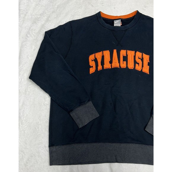 Nike Syracuse University NCAA Mens Size 2XL Crewneck Sweatshirt Black 477352-010 - Picture 2 of 11